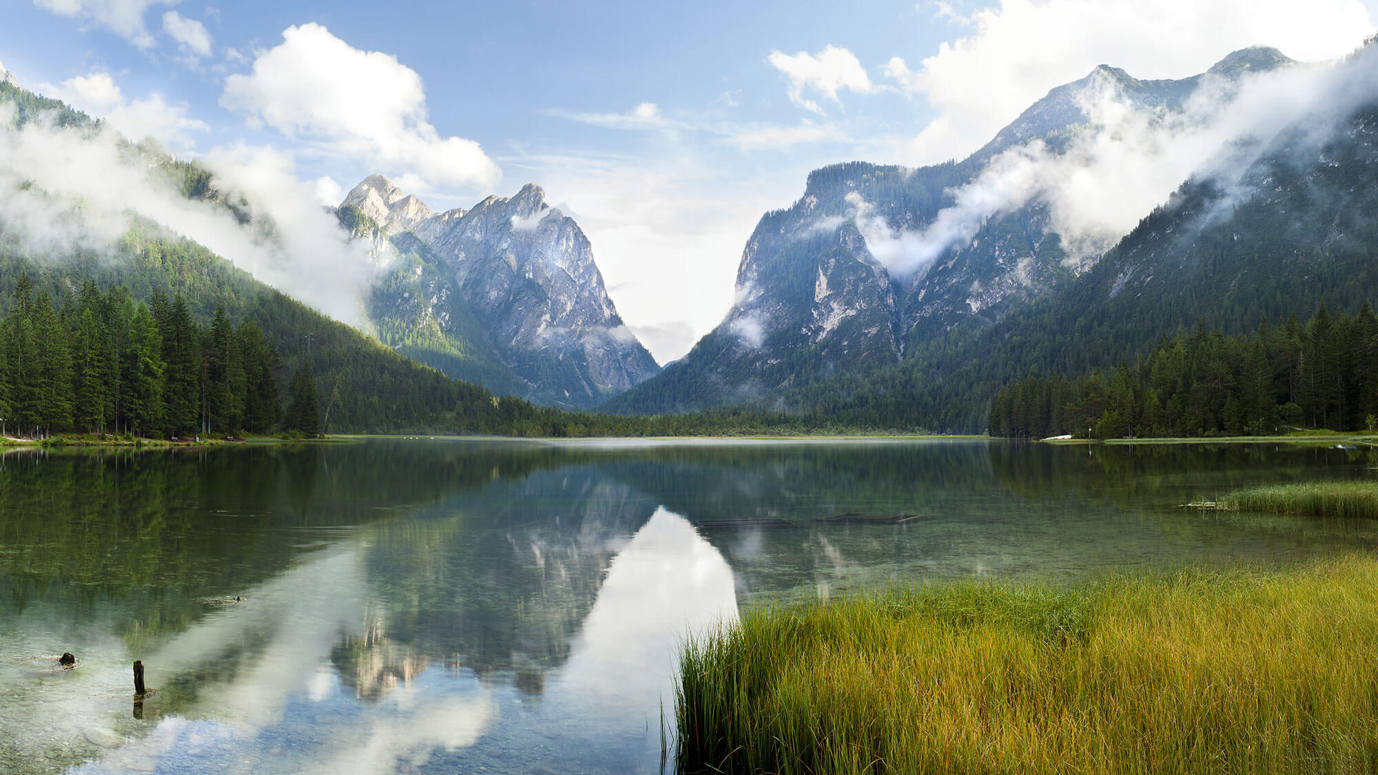 Toblacher See im Sommer